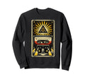 80S Cassette Tape Tarot Card Music Sweatshirt - Minimalist Print Unisex - T-Shirt, Sweatshirt, Hoodie
