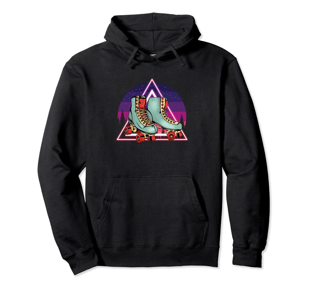 Sunset Roller Skates Rollerblades Hoodie - Trendy Graphic Unisex - T-Shirt, Sweatshirt, Hoodie