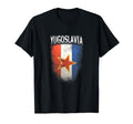 Distressed Yugoslav Flag Yugoslavia T-Shirt - Custom Art Print Unisex - T-Shirt, Sweatshirt, Hoodie