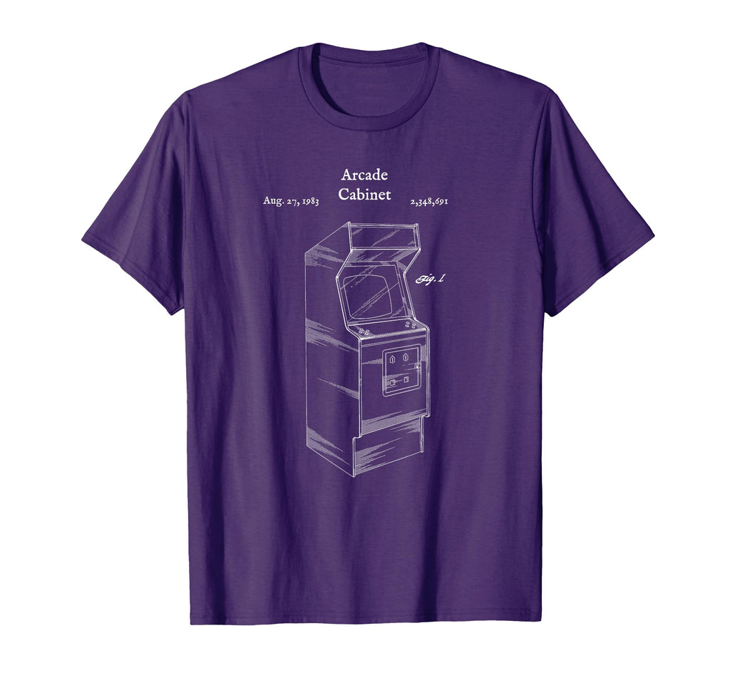 Video Games Arcade Cabinet Gaming T-Shirt - Minimalist Print for Adults - T-Shirt, Sweatshirt, Hoodie