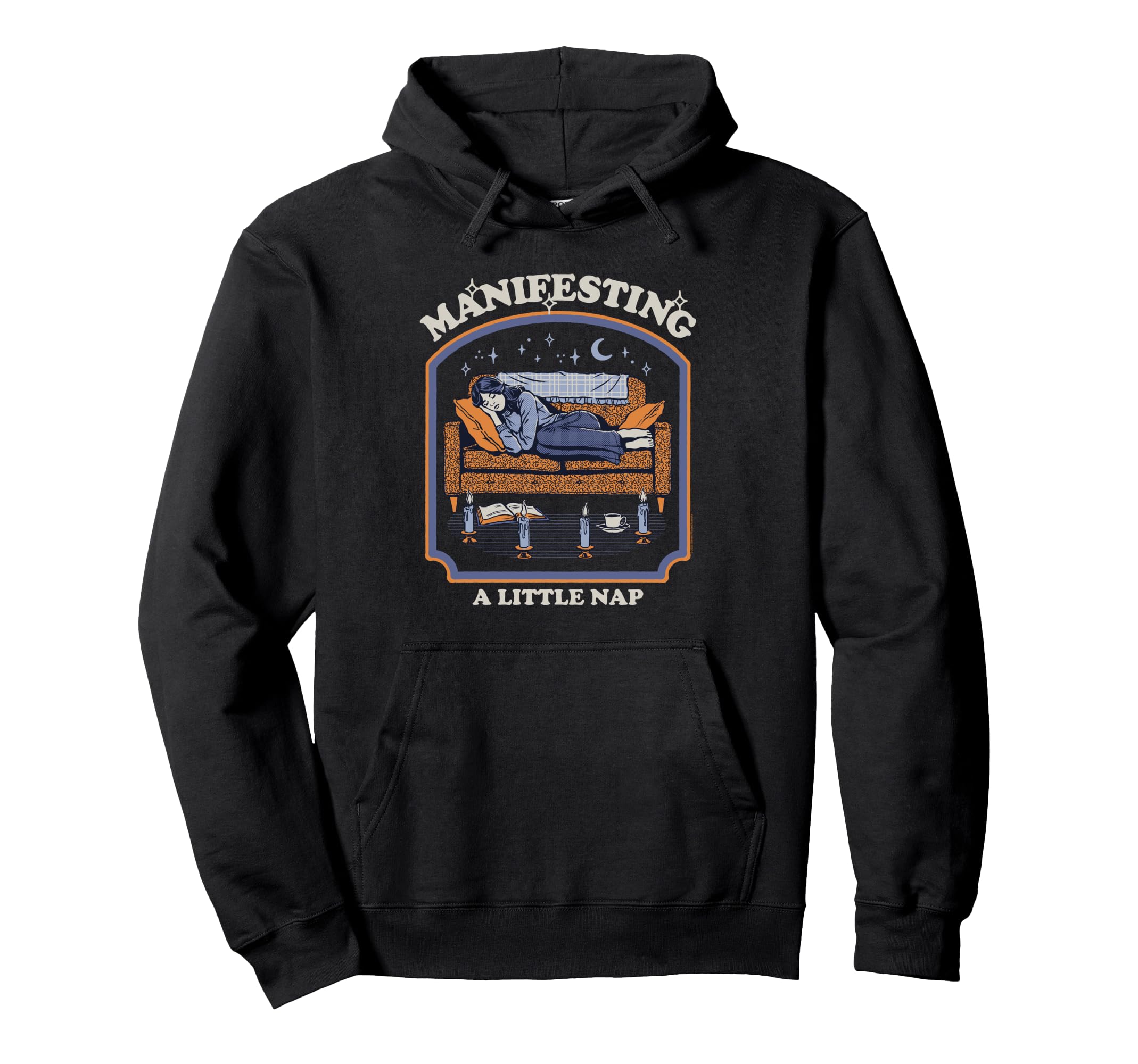 Steven Rhodes Manifesting Little Nap Hoodie - Fun Novelty Design Men Women - T-Shirt, Sweatshirt, Hoodie