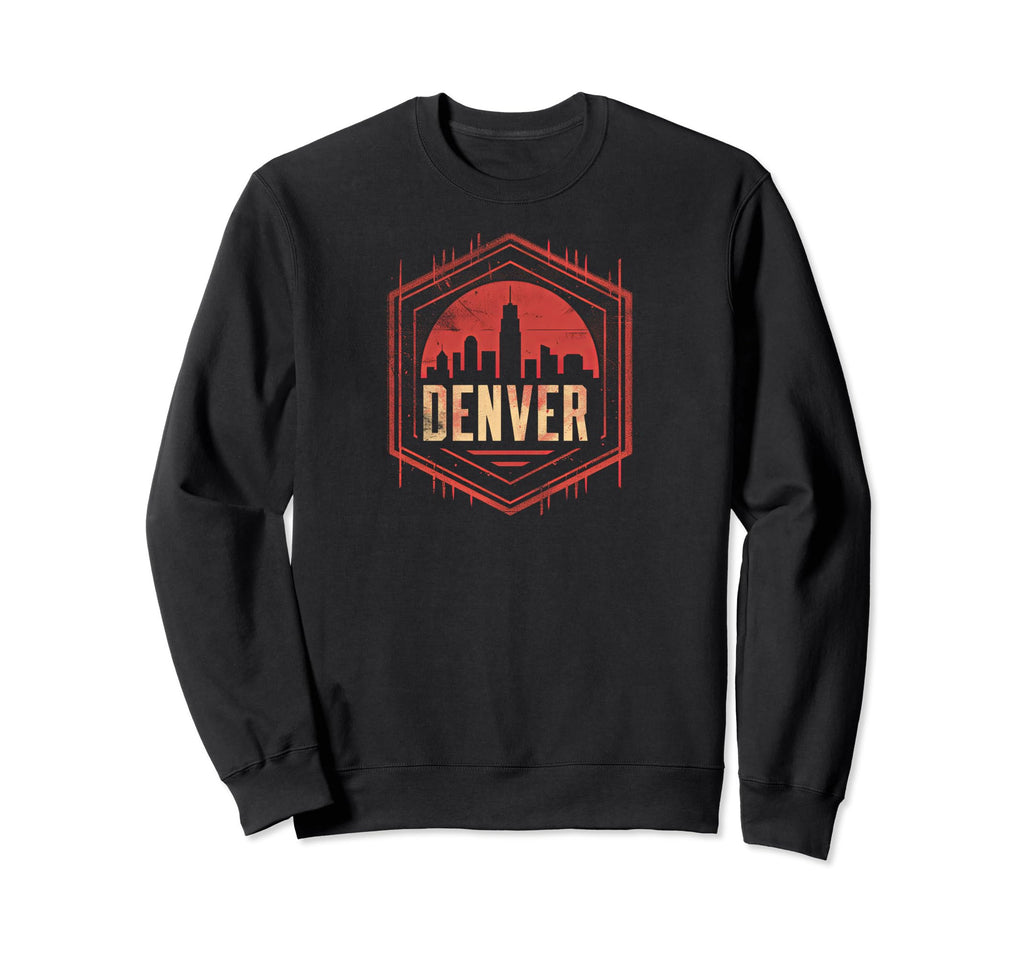 Denver Grit 90S Grunge Urbandecay Sweatshirt - Minimalist Print for Adults - T-Shirt, Sweatshirt, Hoodie