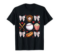 Baseball Mom Coquette Mothers Day T-Shirt - Novelty Apparel Unisex - T-Shirt, Sweatshirt, Hoodie
