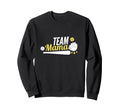 Team Mama Baseball Softball Mom Gift Sweatshirt - Unique Graphic Men Women - T-Shirt, Sweatshirt, Hoodie