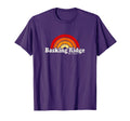 Basking Ridge New Jersey Nj 70S Rainbow T-Shirt - Graphic Print Unisex - T-Shirt, Sweatshirt, Hoodie