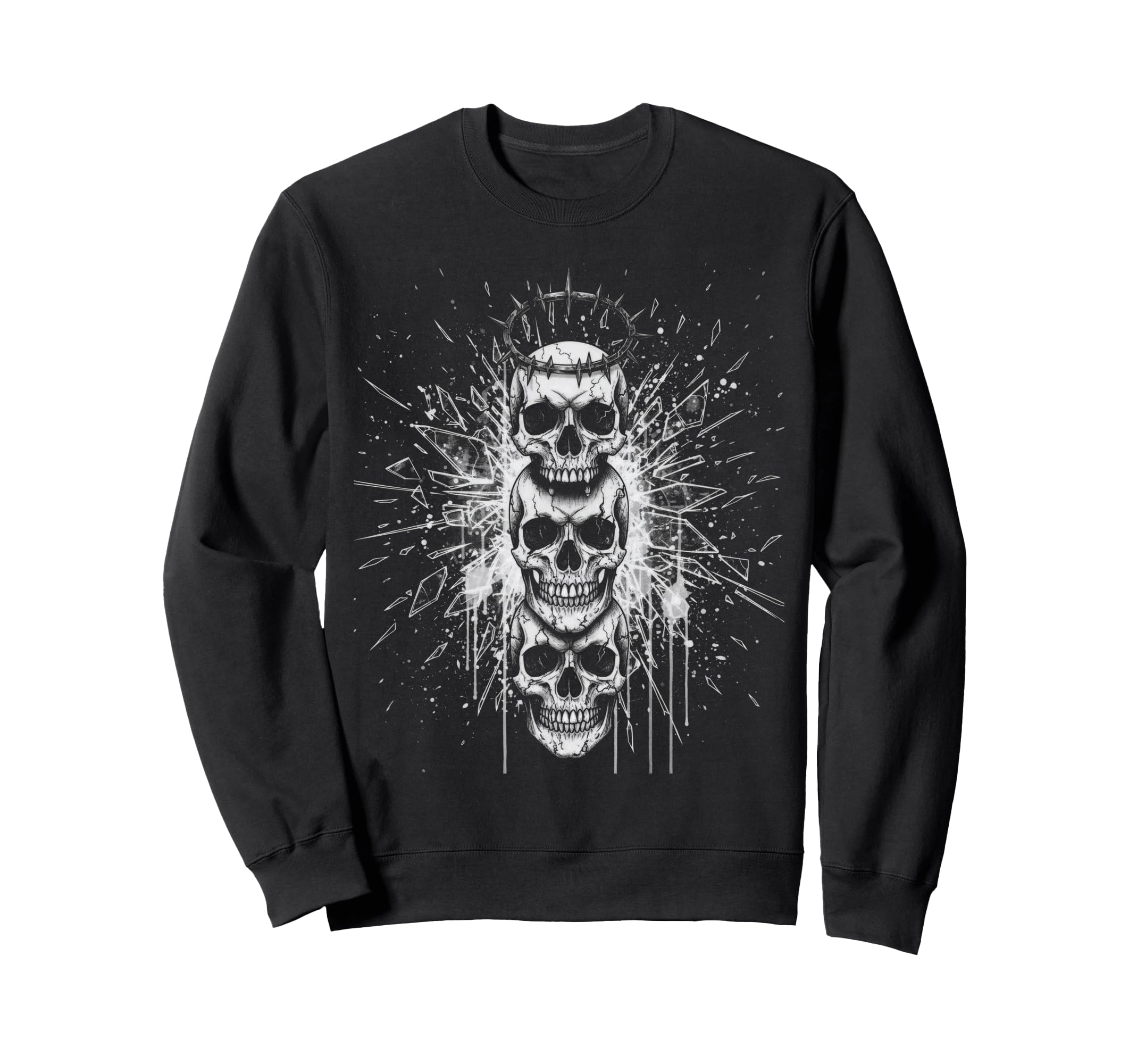 Y2K Grunge Aesthetic Goth Emo Sweatshirt - Aesthetic Graphic for Adults - T-Shirt, Sweatshirt, Hoodie