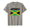 Distressed Jamaica Flag Jamaican T-Shirt - Aesthetic Graphic for Adults - T-Shirt, Sweatshirt, Hoodie