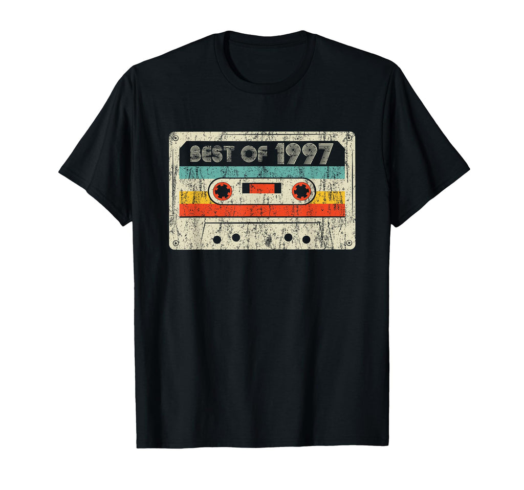 Best 1997 Birthday Yrs 1997 Cassette T-Shirt - Streetwear Style Men Women - T-Shirt, Sweatshirt, Hoodie