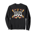 Groovy Since 1993 Birthday Flower Sweatshirt - Minimalist Print Unisex - T-Shirt, Sweatshirt, Hoodie