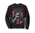 Anime Horror Aesthetic Vaporwave Sweatshirt - Streetwear Style for Adults - T-Shirt, Sweatshirt, Hoodie