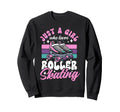 Roller Skating Skate 1970S Just Who Sweatshirt - Custom Art Print Men Women - T-Shirt, Sweatshirt, Hoodie