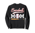 Funny Baseball Mom Baseball Mama Sweatshirt - Minimalist Print Unisex - T-Shirt, Sweatshirt, Hoodie