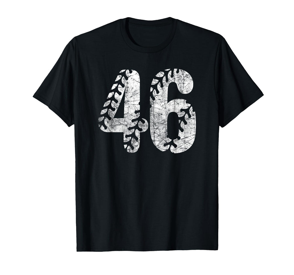 Baseball Softball Mom 46 Number 46 T-Shirt - Unique Graphic for Adults - T-Shirt, Sweatshirt, Hoodie