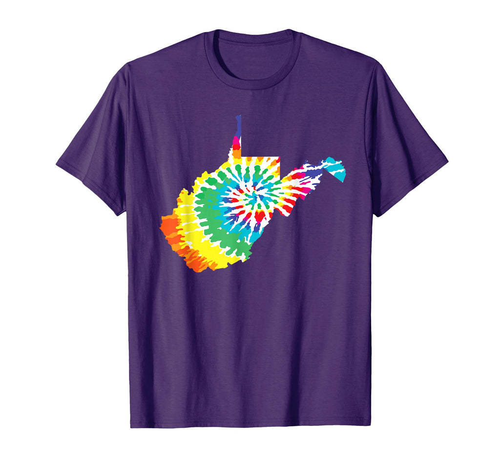 Tie Dye West Virginia Tie Dyed State T-Shirt - Aesthetic Graphic Men Women - T-Shirt, Sweatshirt, Hoodie