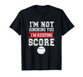 Baseball Scorekeeper Im Not Ignoring You Im T-Shirt - Graphic Print Unisex - T-Shirt, Sweatshirt, Hoodie