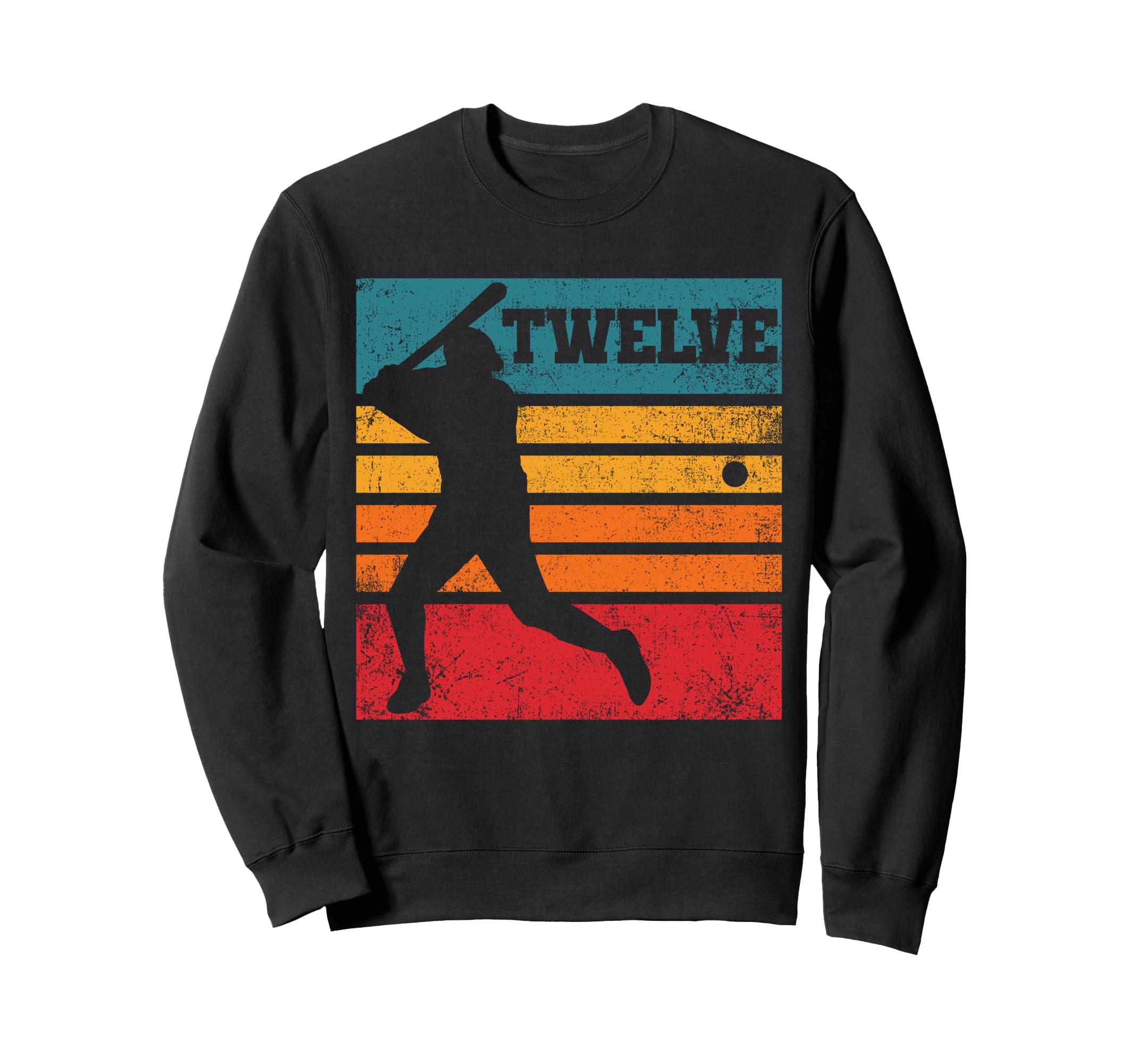 Baseball 12Th Birthday Twelve Sweatshirt - Fun Novelty Design Unisex - T-Shirt, Sweatshirt, Hoodie