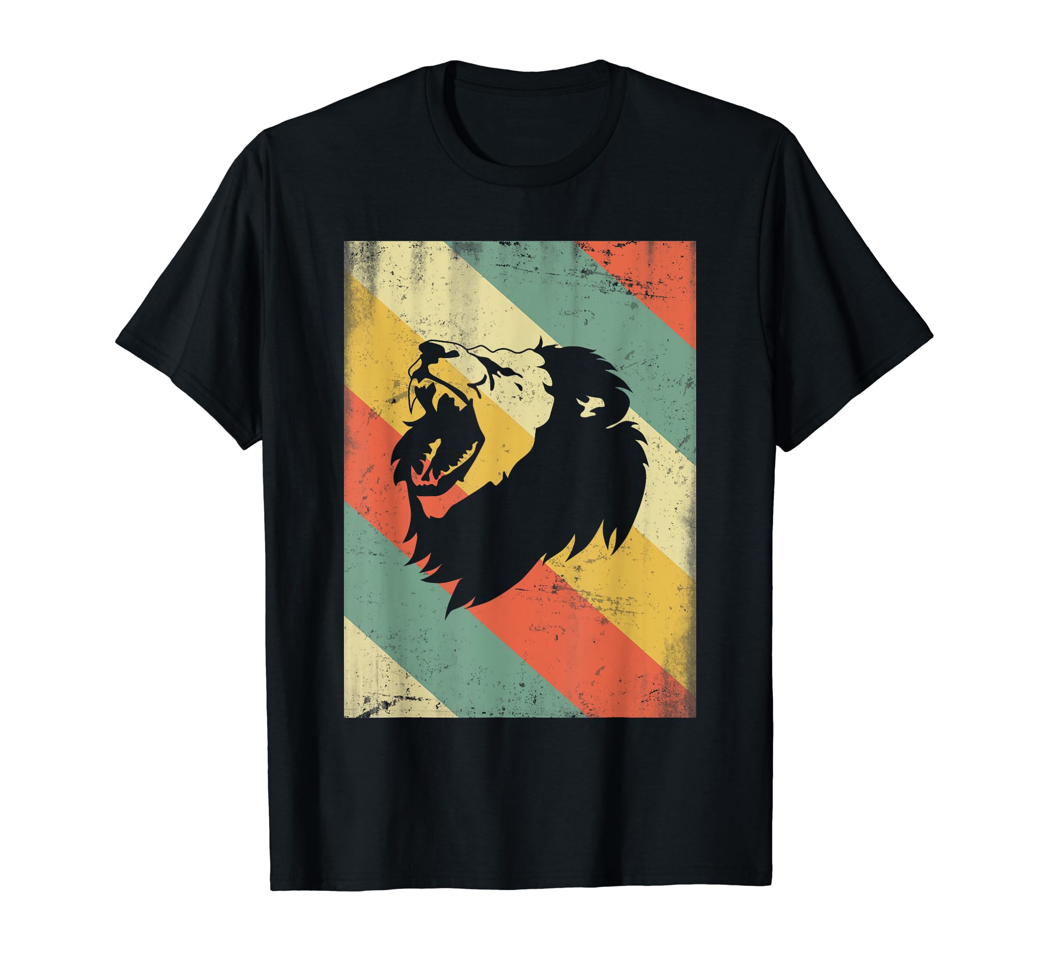 Distressed Roaring Lion T-Shirt - Casual Everyday Wear for Adults - T-Shirt, Sweatshirt, Hoodie