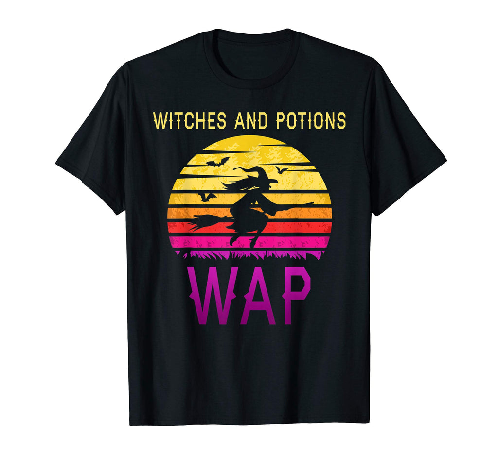 Wap Witches And Potions Sunset Witch T-Shirt - Fun Novelty Design Men Women - T-Shirt, Sweatshirt, Hoodie