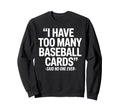 Baseball Card Art Baseball Card Sweatshirt - Custom Art Print for Adults - T-Shirt, Sweatshirt, Hoodie