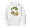 Great Dane Groovy Floral Watercolor Hoodie - Aesthetic Graphic Unisex - T-Shirt, Sweatshirt, Hoodie