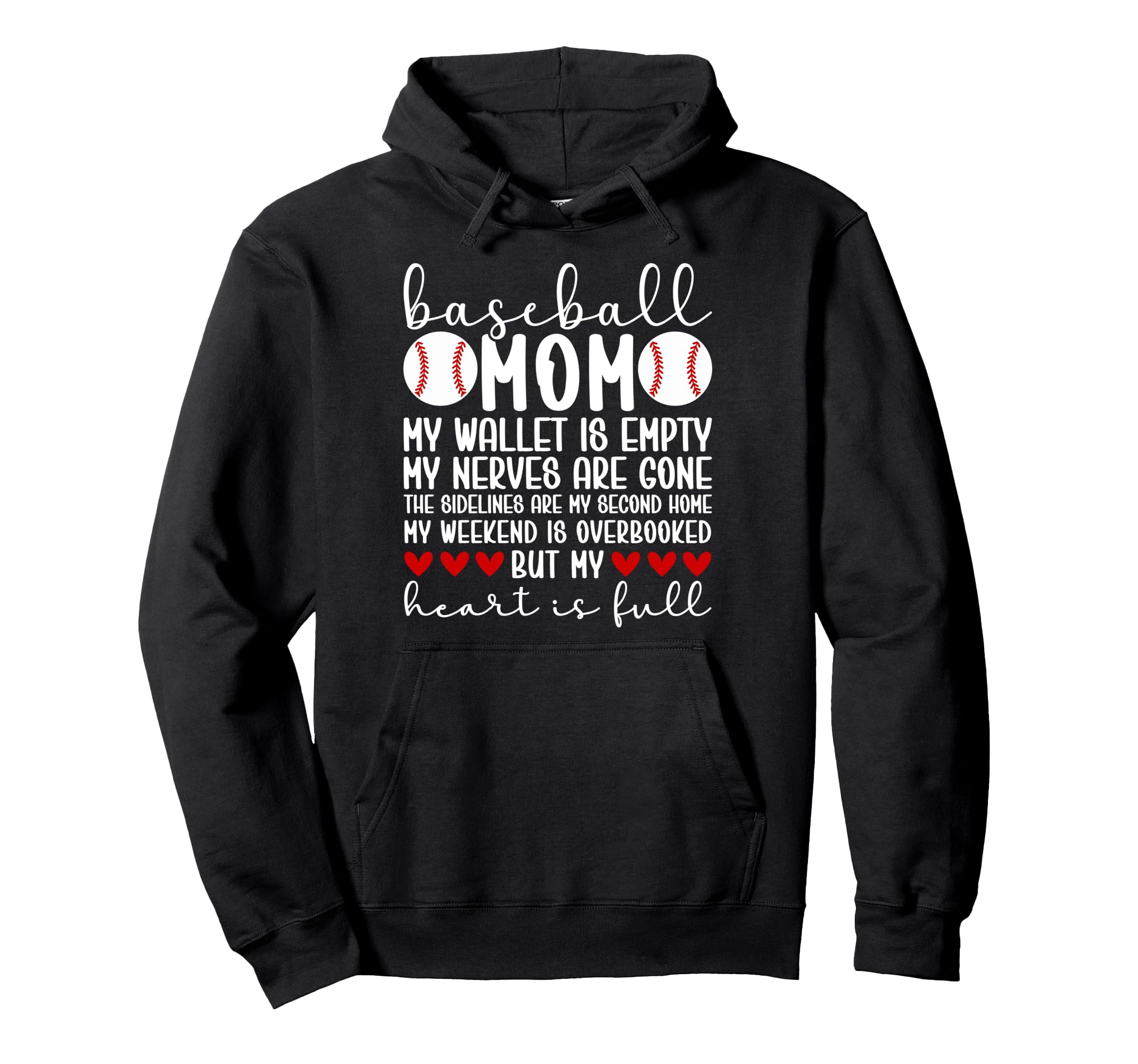 Proud Baseball Mom Baseball Player Hoodie - Streetwear Style for Adults - T-Shirt, Sweatshirt, Hoodie