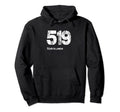 519 Made London Distressed Hoodie - Minimalist Print for Adults - T-Shirt, Sweatshirt, Hoodie