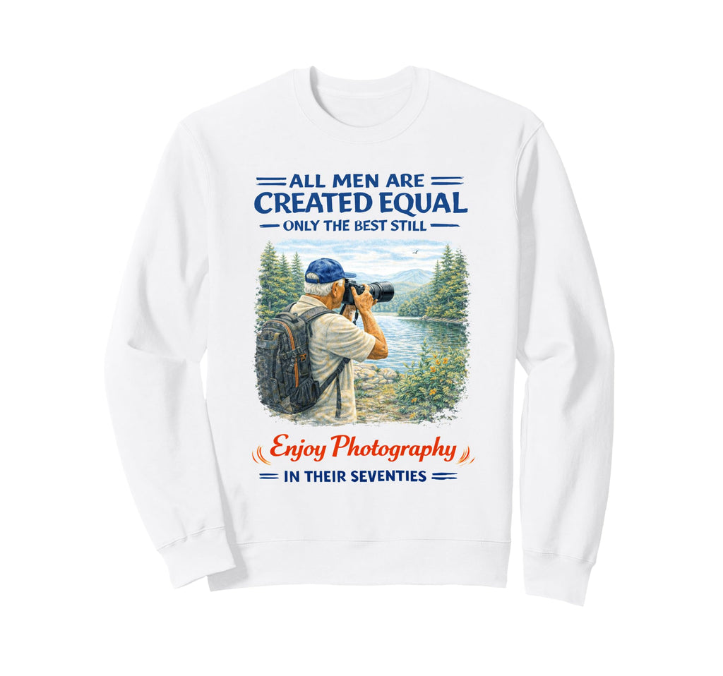 Seventies Photographer Camera Sweatshirt - Graphic Print Men Women - T-Shirt, Sweatshirt, Hoodie