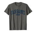 Fairbanks Alaska Ak College University Blue T-Shirt - Unique Graphic Unisex - T-Shirt, Sweatshirt, Hoodie