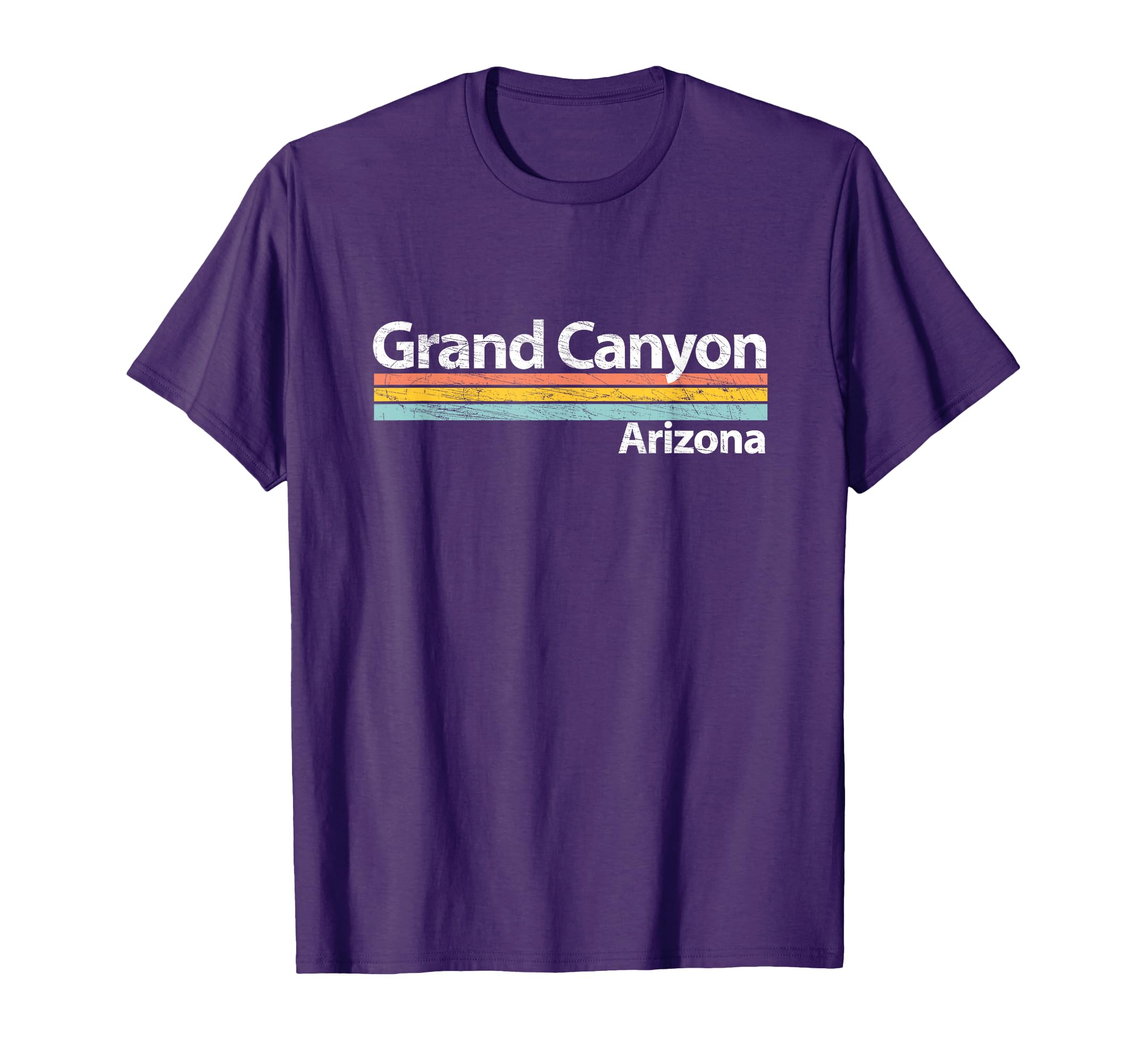 Grand Canyon Arizona Worn Stripes T-Shirt - Unique Graphic for Adults - T-Shirt, Sweatshirt, Hoodie