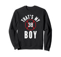 Thats My Jersey Number 38 Sweatshirt - Streetwear Style for Adults - T-Shirt, Sweatshirt, Hoodie