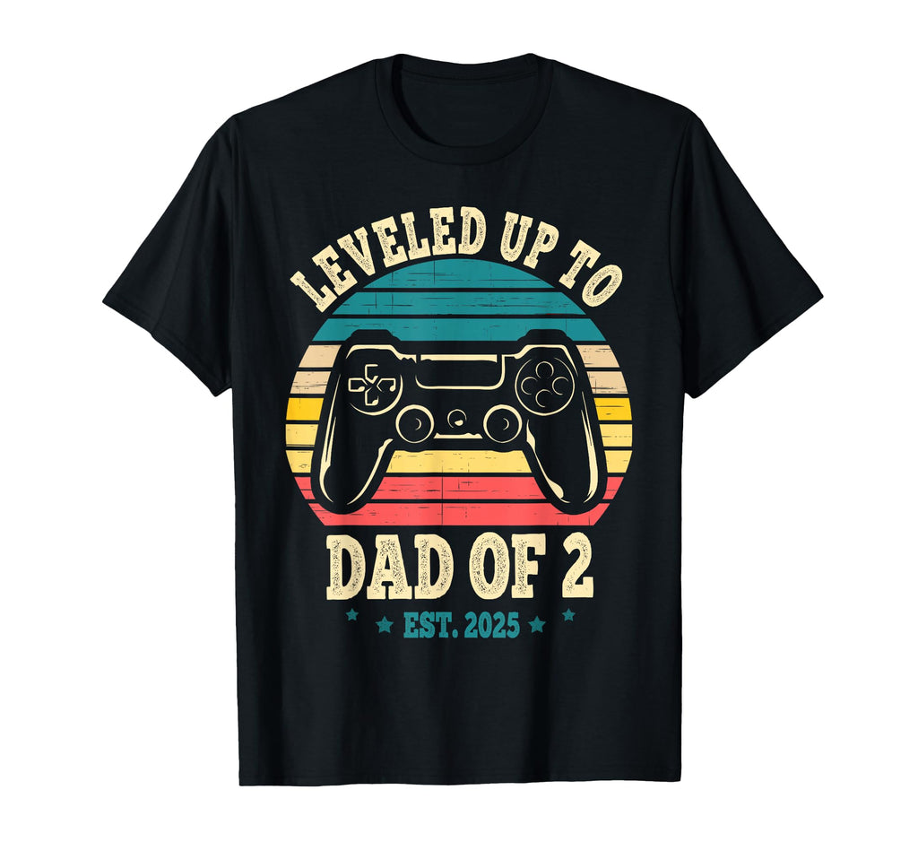 Daddy Again Leveled Up To Dad 2 Dad T-Shirt - Trendy Graphic Men Women - T-Shirt, Sweatshirt, Hoodie
