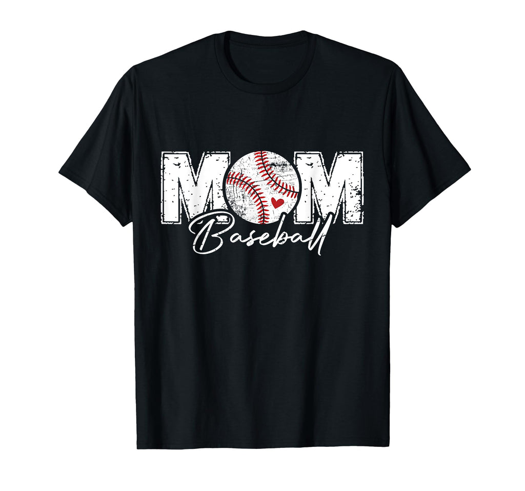 Baseball Mom Mothers Day T-Shirt - Minimalist Print for Adults - T-Shirt, Sweatshirt, Hoodie