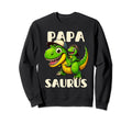 Fathers Day Dinosaur Father Dad Sweatshirt - Graphic Print for Adults - T-Shirt, Sweatshirt, Hoodie