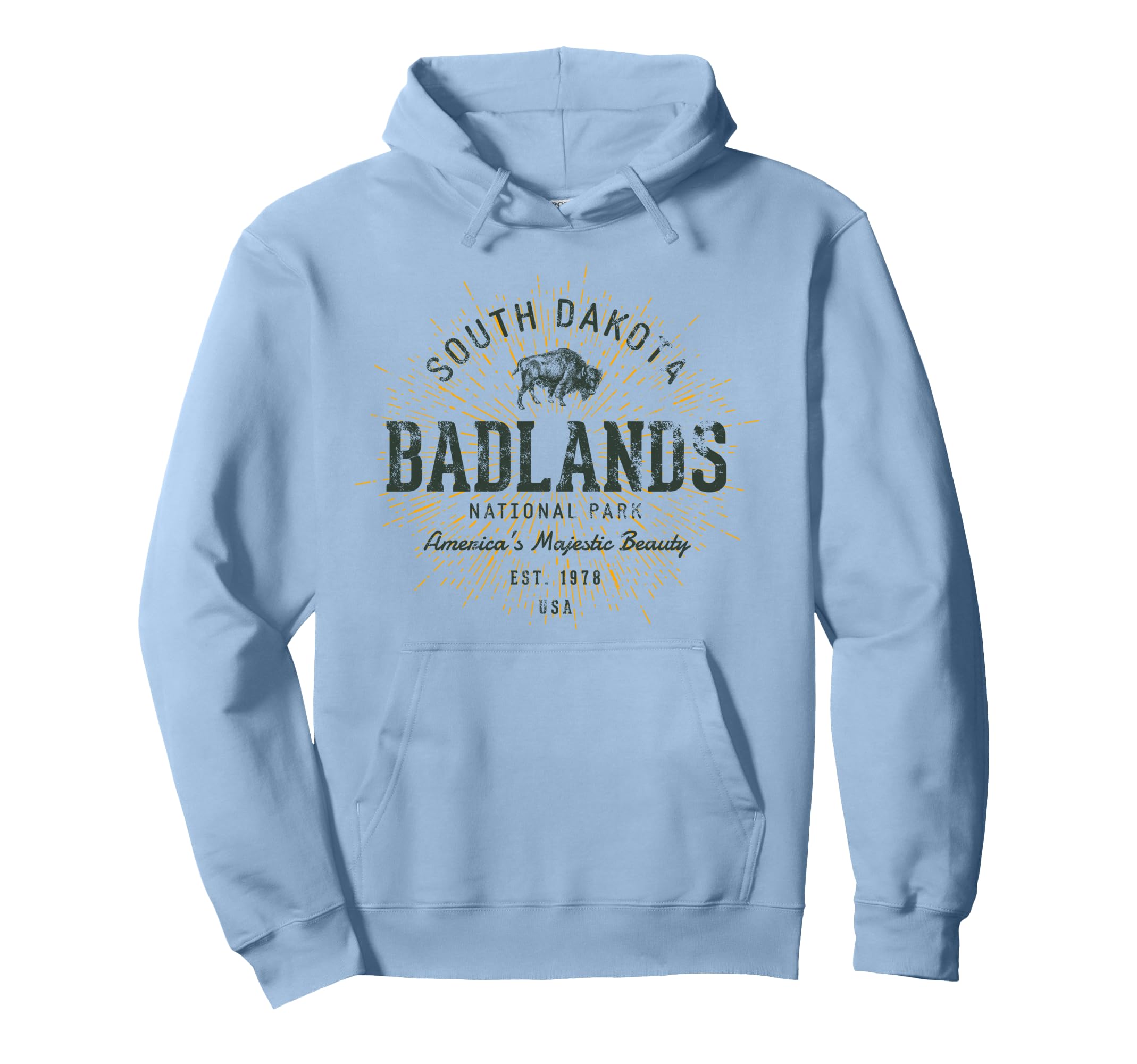 Badlands National Park Hoodie - Graphic Print Unisex - T-Shirt, Sweatshirt, Hoodie