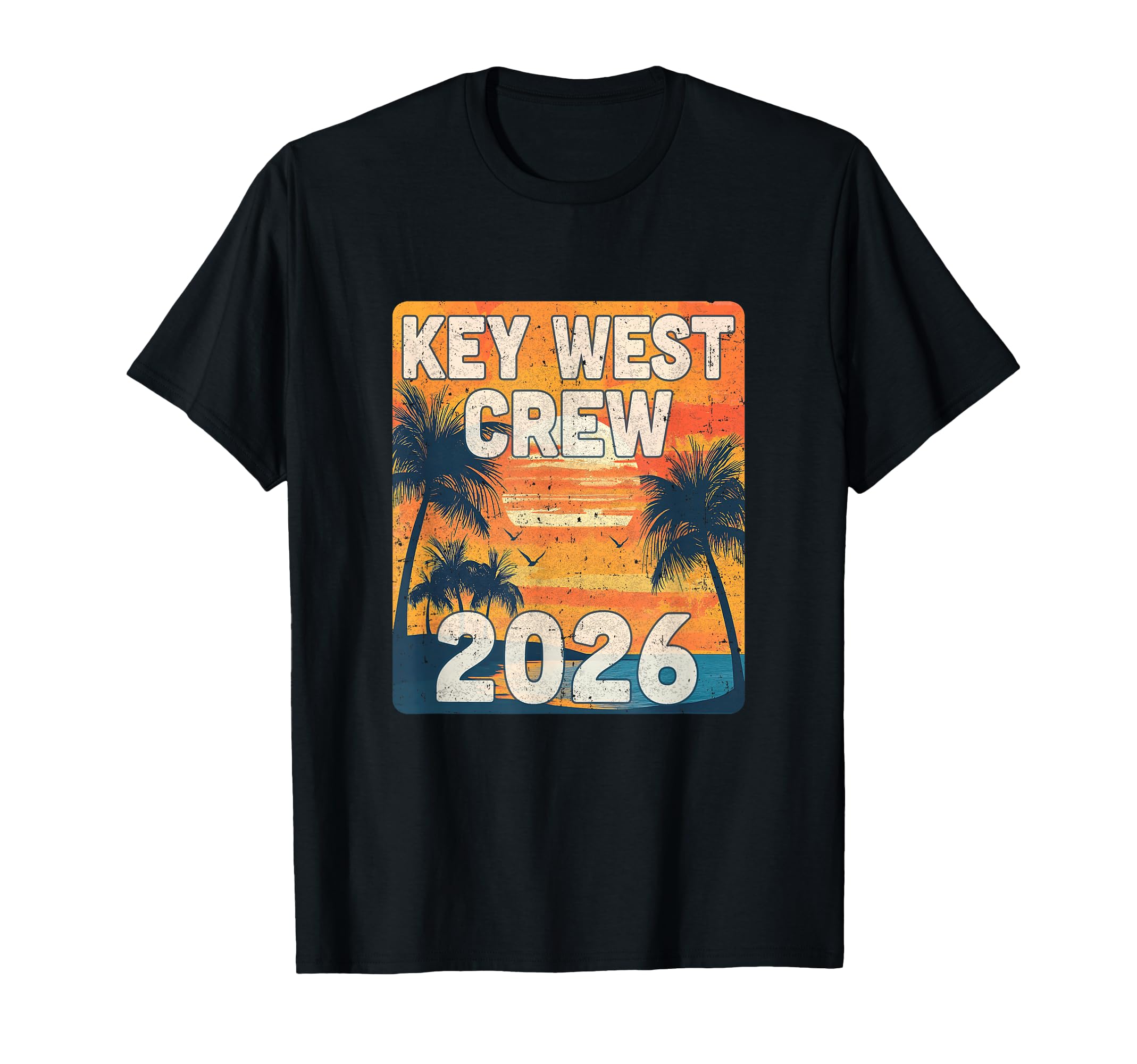 Key West Crew 2026 Vacation T-Shirt - Fun Novelty Design Men Women - T-Shirt, Sweatshirt, Hoodie