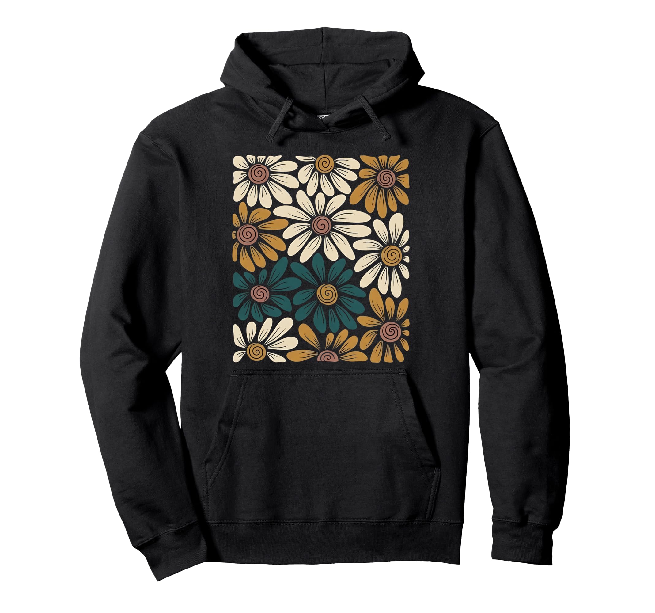 Wildflowers Flowers Pattern Summer Hoodie - Novelty Apparel Men Women - T-Shirt, Sweatshirt, Hoodie