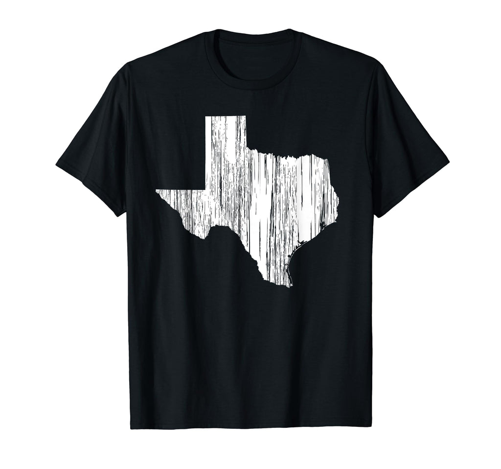 Distressed Texas State Outline T-Shirt - Casual Everyday Wear Men Women - T-Shirt, Sweatshirt, Hoodie