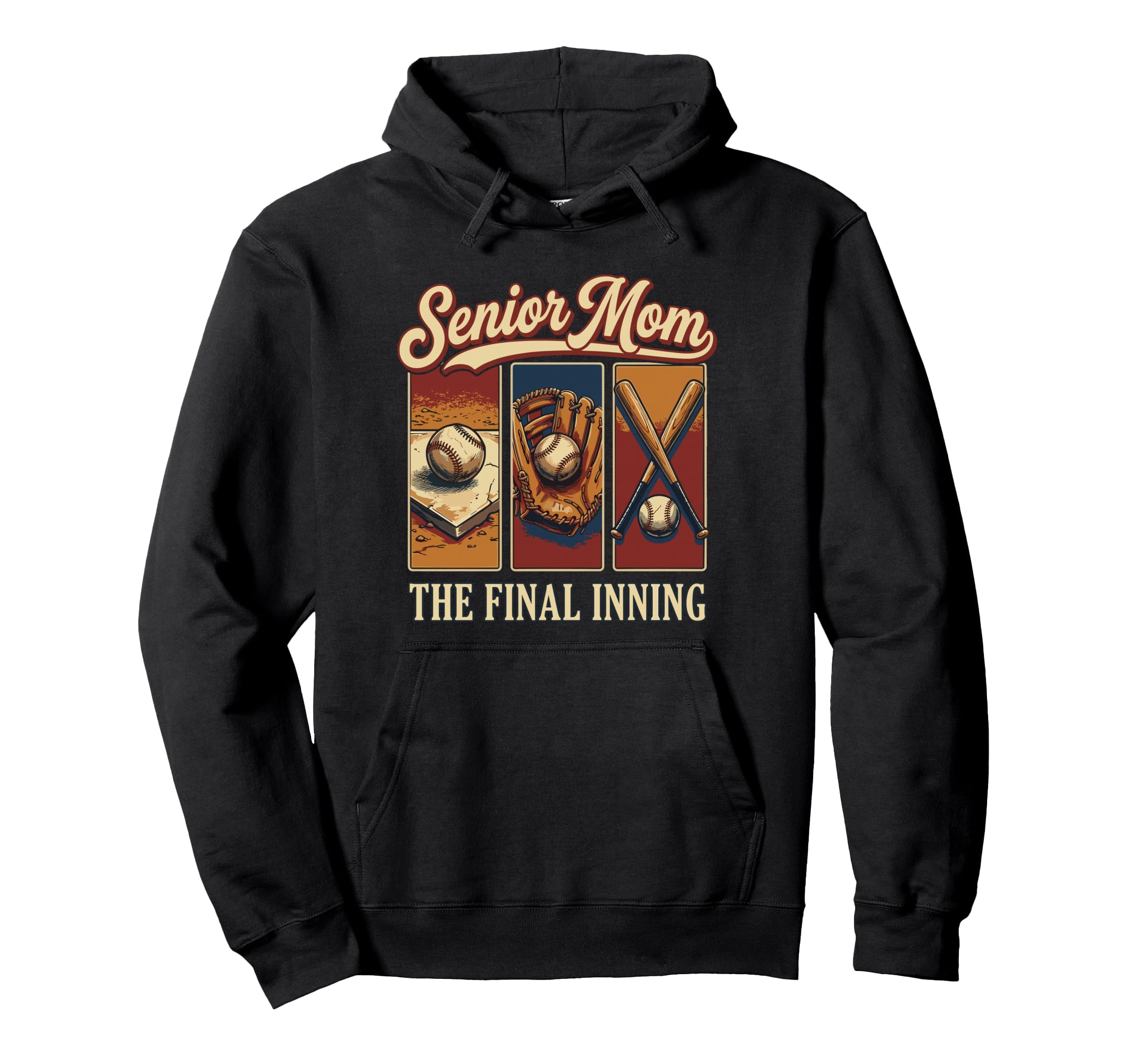 Baseball Senior Mom 2026 Final Hoodie - Casual Everyday Wear Men Women - T-Shirt, Sweatshirt, Hoodie