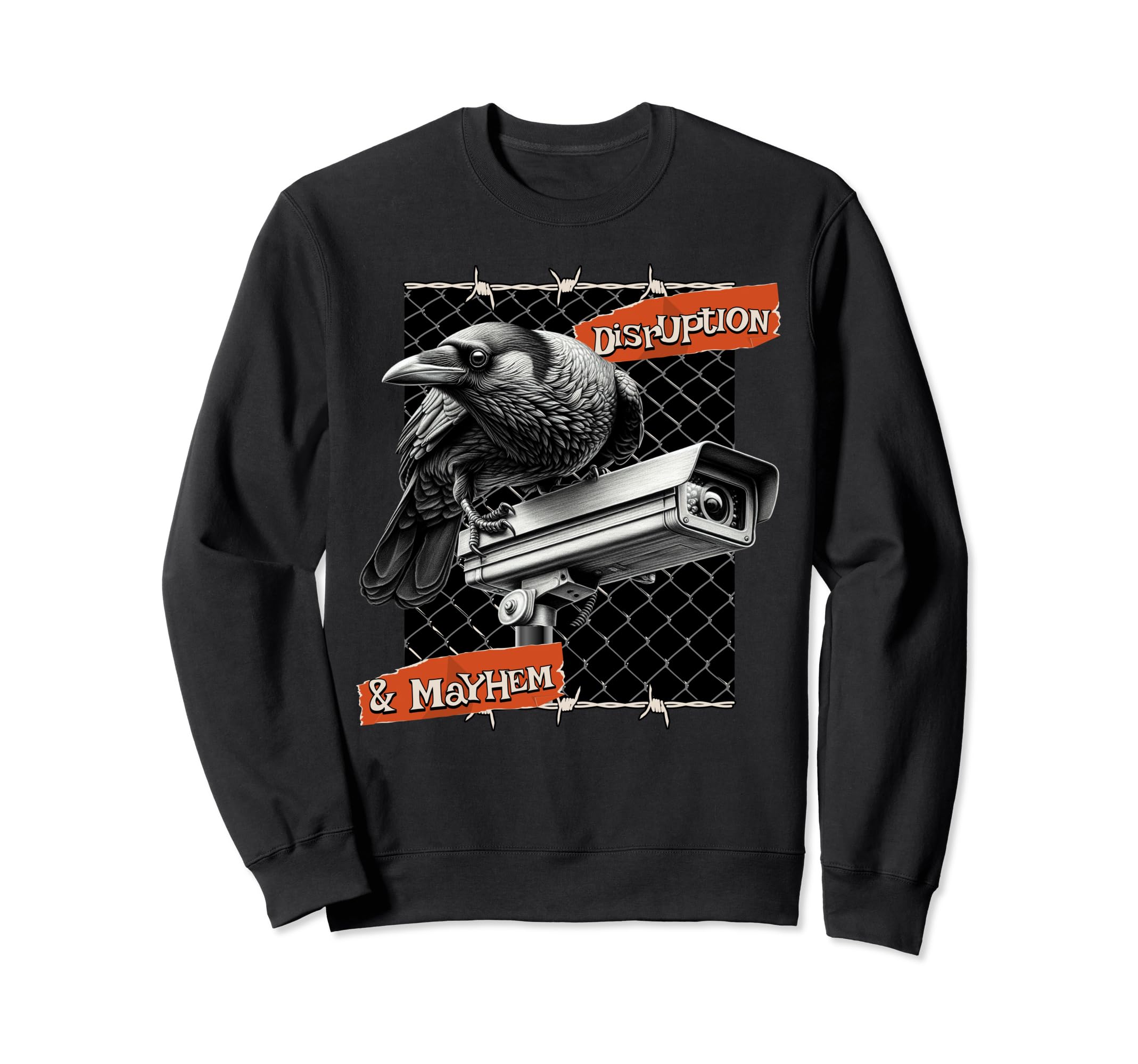 Bird And Security Camera Lovers Sweatshirt - Trendy Graphic Men Women - T-Shirt, Sweatshirt, Hoodie