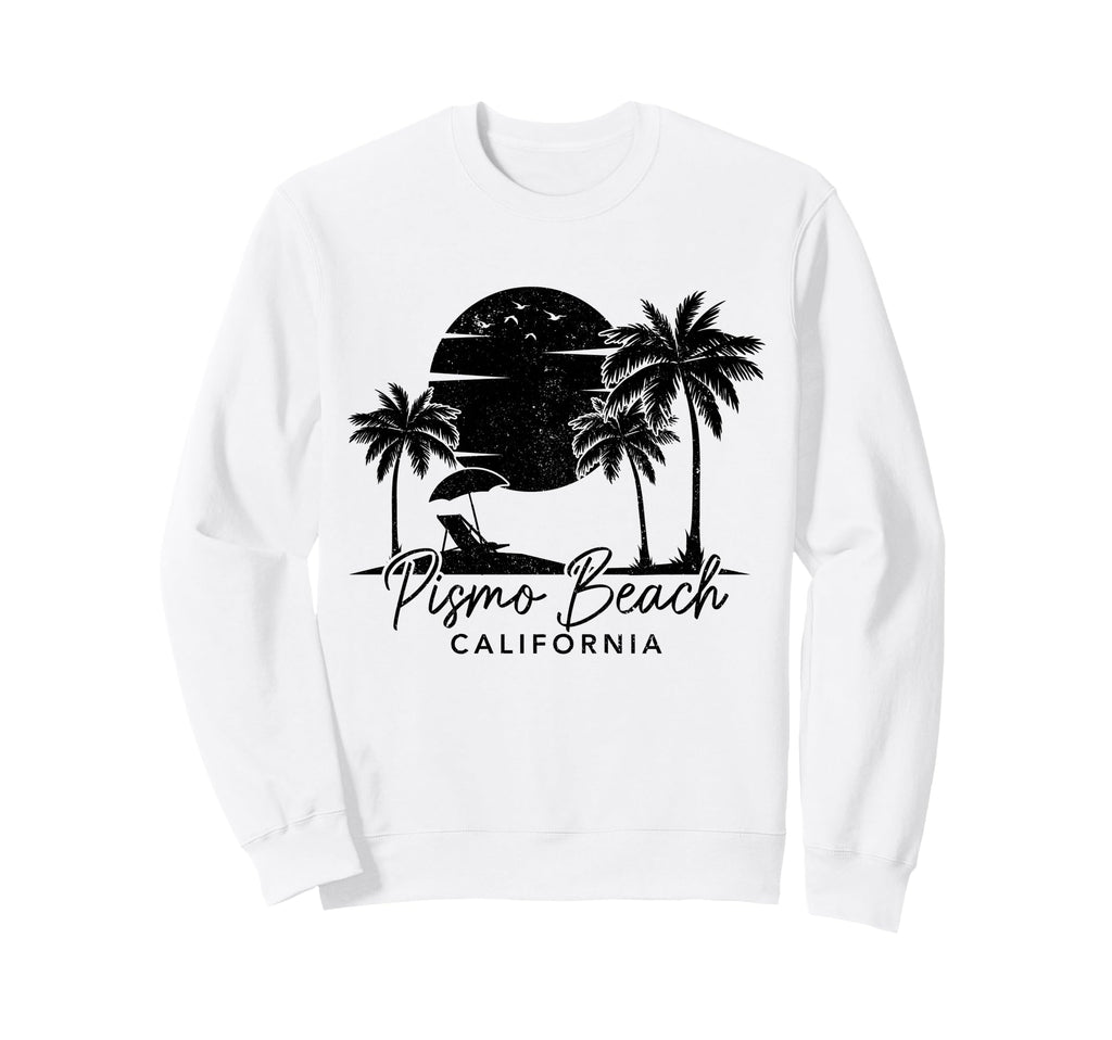 Pismo Beach California Surf Sunset Sweatshirt - Trendy Graphic Men Women - T-Shirt, Sweatshirt, Hoodie