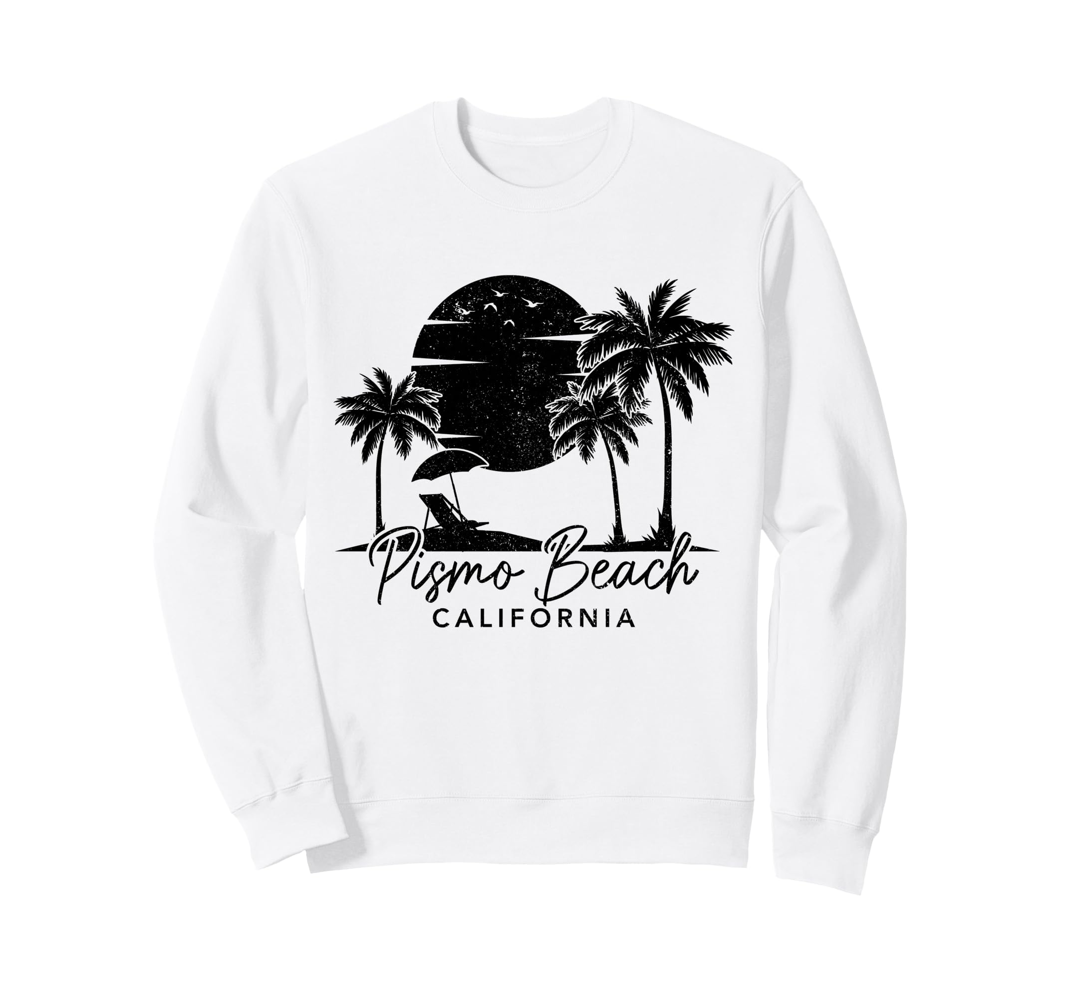 Pismo Beach California Surf Sunset Sweatshirt - Trendy Graphic Men Women - T-Shirt, Sweatshirt, Hoodie