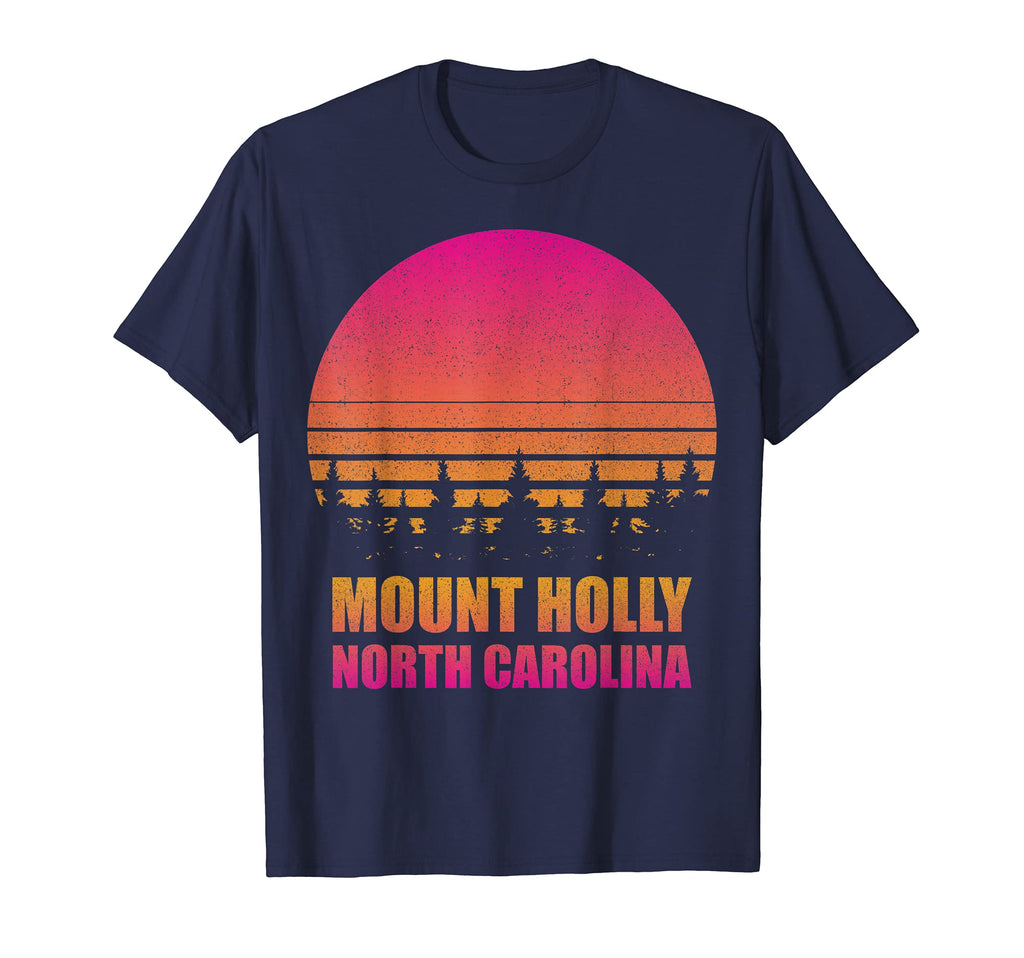 Mount Holly North Carolina Nc 70S 80S T-Shirt - Unique Graphic for Adults - T-Shirt, Sweatshirt, Hoodie