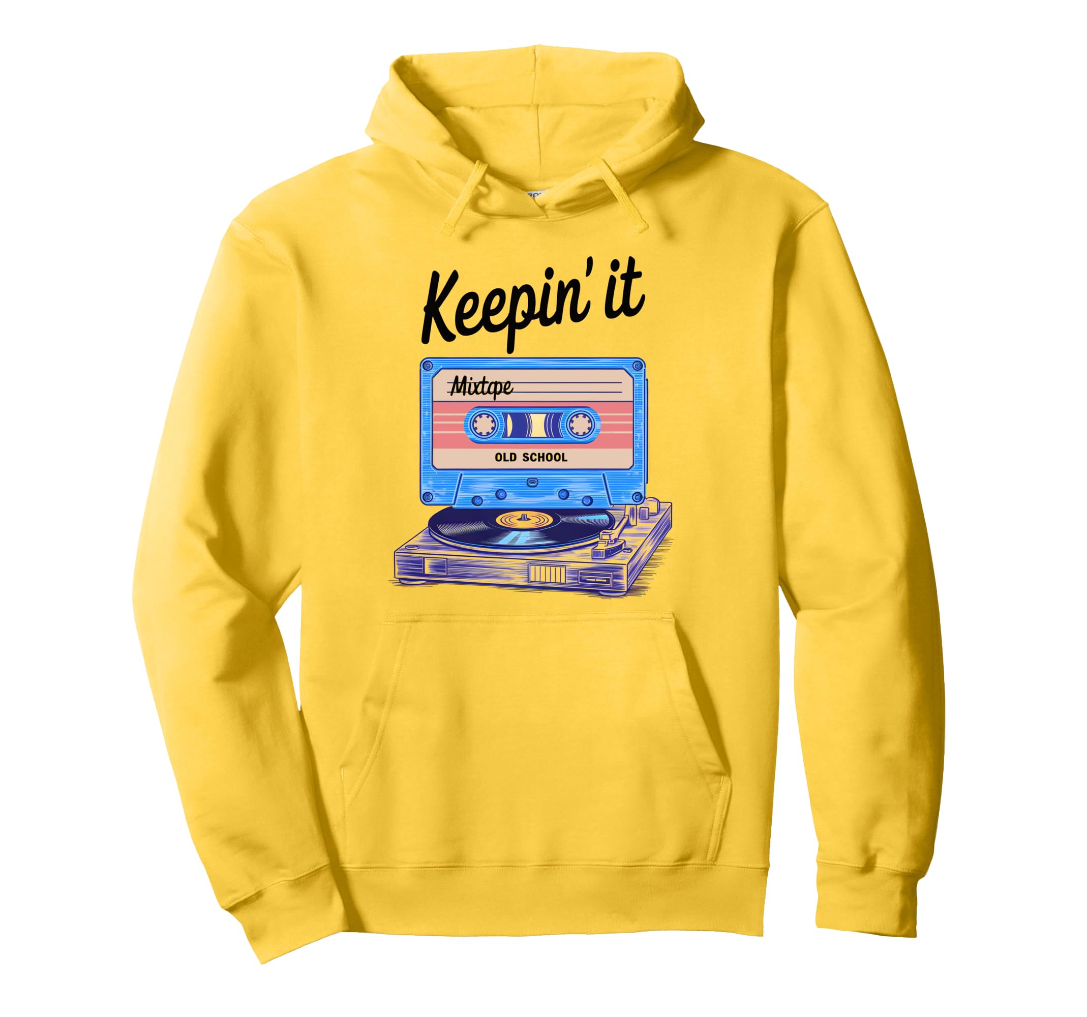 Old School Hip Hop 80S 90S Cassette Tape Hoodie - Streetwear Style Unisex - T-Shirt, Sweatshirt, Hoodie