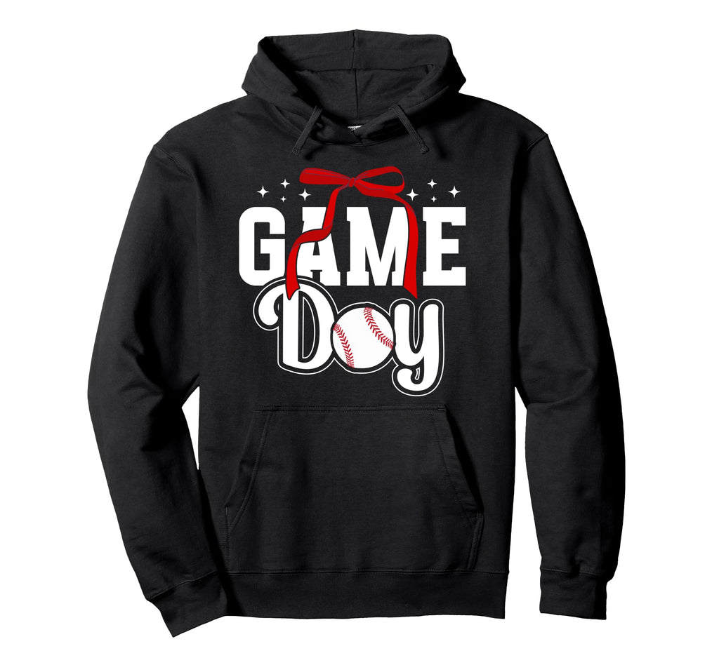 Game Day Preppy Baseball Game Day Hoodie - Aesthetic Graphic for Adults - T-Shirt, Sweatshirt, Hoodie