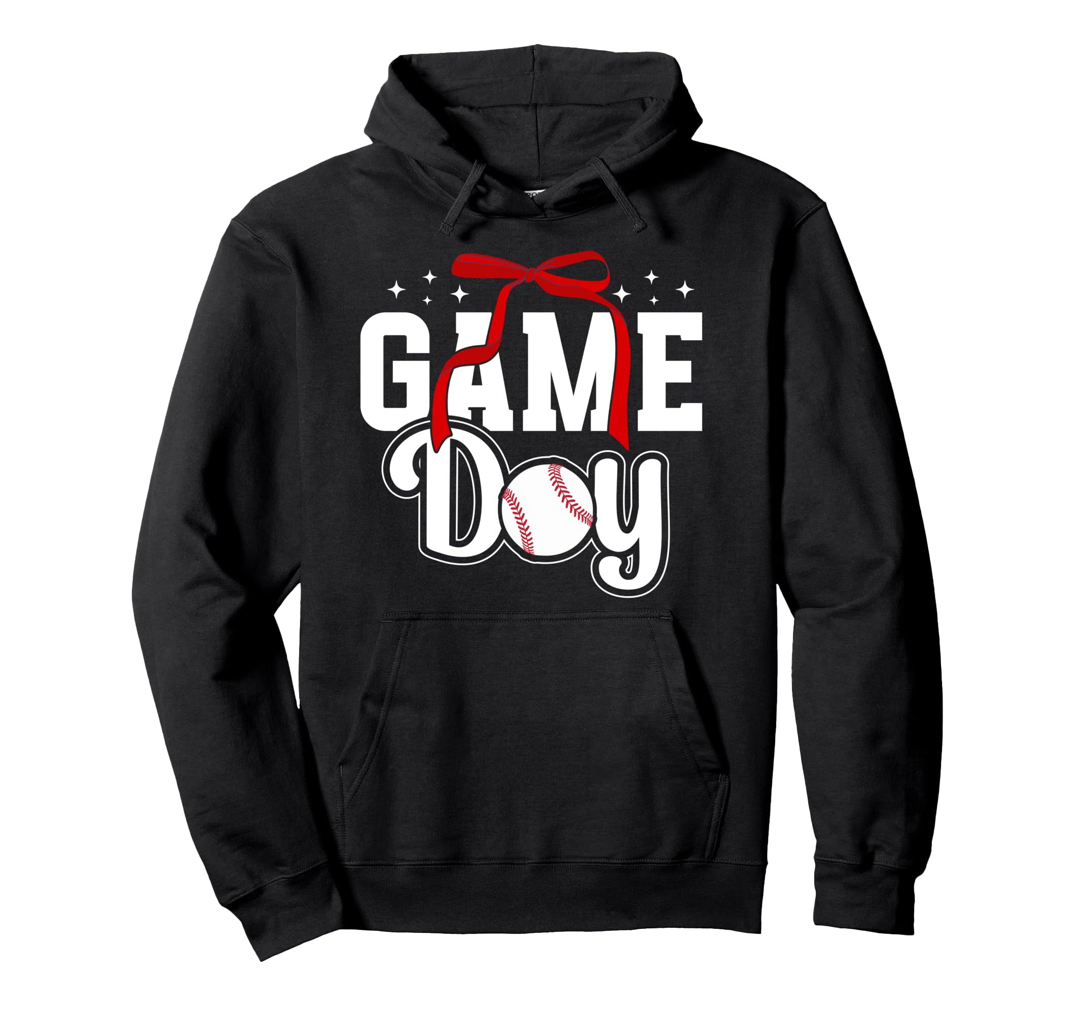 Game Day Preppy Baseball Game Day Hoodie - Aesthetic Graphic for Adults - T-Shirt, Sweatshirt, Hoodie