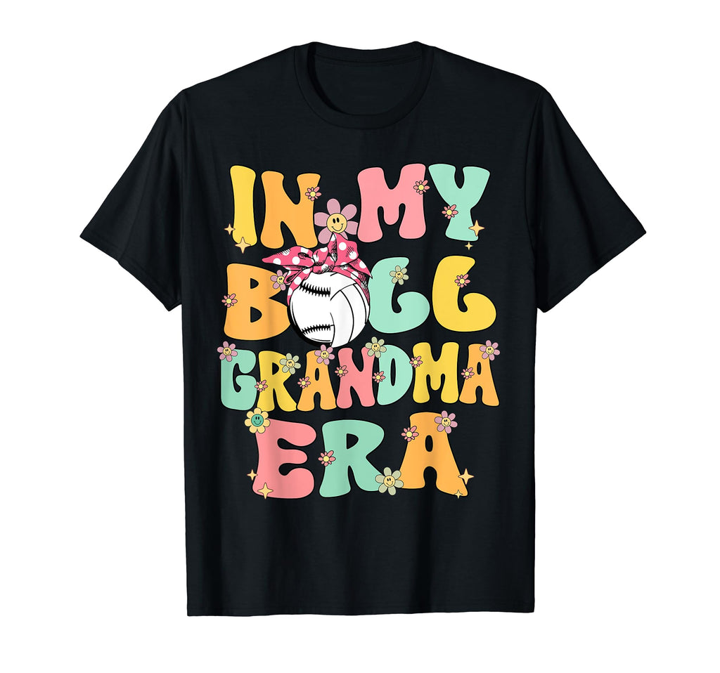 My Ball Grandma Era Groovy Baseball T-Shirt - Unique Graphic for Adults - T-Shirt, Sweatshirt, Hoodie