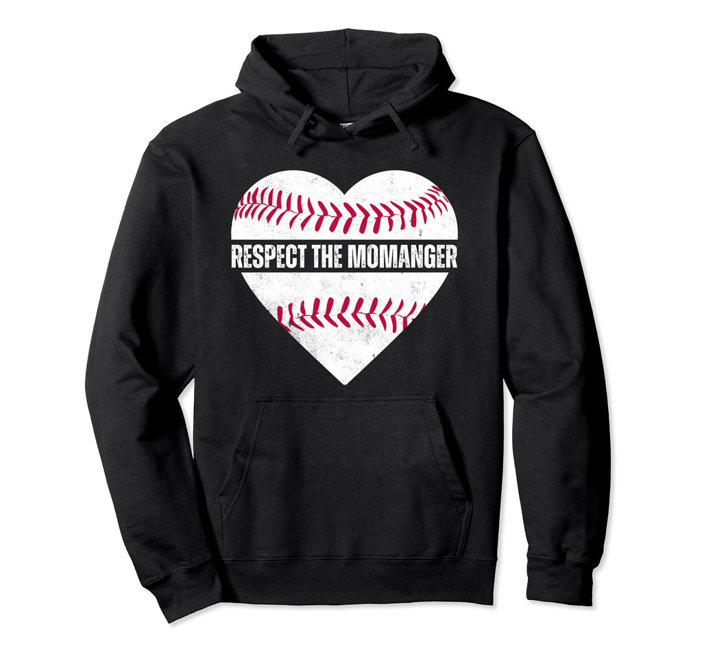 Baseball Lovers Season Heart Team Mom Hoodie - Casual Everyday Wear Unisex - T-Shirt, Sweatshirt, Hoodie