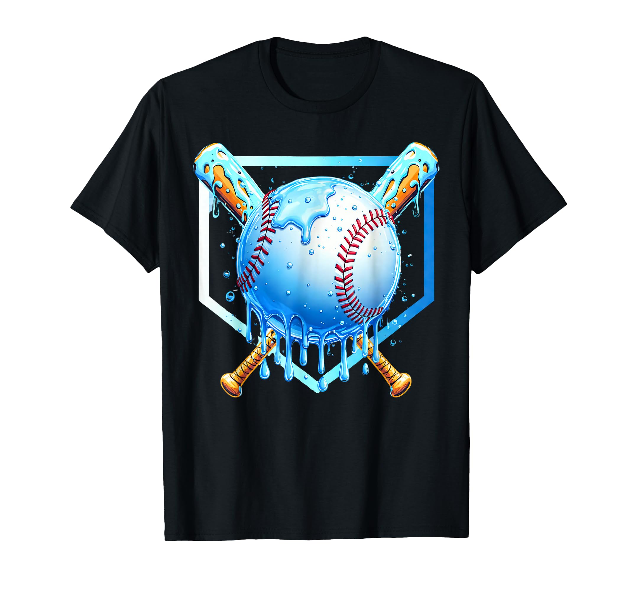 Baseball Respect Drip Baseball T-Shirt - Casual Everyday Wear for Adults - T-Shirt, Sweatshirt, Hoodie