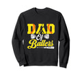 Dad Baller Funny Baseball Fathers Sweatshirt - Custom Art Print Men Women - T-Shirt, Sweatshirt, Hoodie