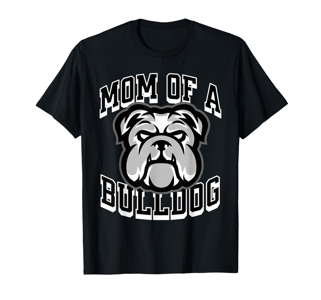 Mom Bulldog Game Day Sports Baseball T-Shirt - Custom Art Print Men Women - T-Shirt, Sweatshirt, Hoodie
